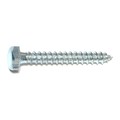 Midwest Fastener Lag Screw, 1/4 in, 2 in, Steel, Zinc Plated Hex Hex Drive, 100 PK 01289